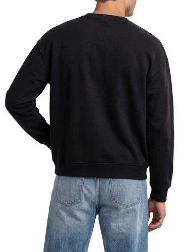 DENIMFY Pullover Herren Oversize Fit mit Druck DFKeno