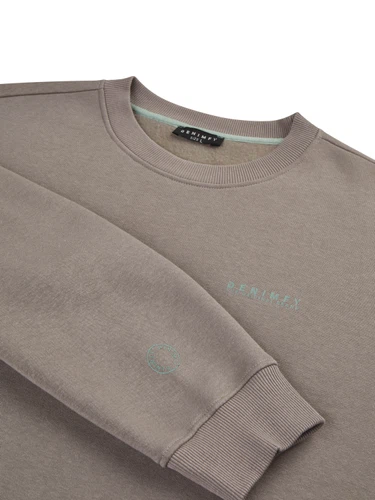 DENIMFY Pullover Herren Oversize Fit mit Druck DFKeno