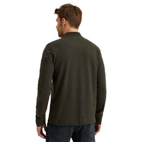 PME Legend Herren Poloshirt LONG SLEEVE POLO AMERICAN CLASSIC - Regular Fit