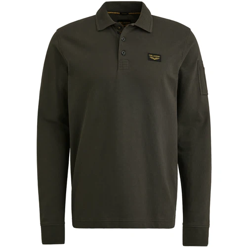 PME Legend Herren Poloshirt LONG SLEEVE POLO AMERICAN CLASSIC - Regular Fit