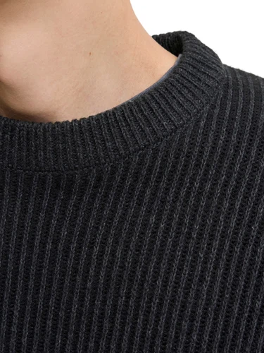 Jack & Jones Herren Rundhals Strickpullover JJEDOVER KNIT CREW NECK - Regular Fit