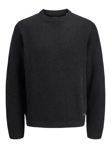 Jack & Jones Herren Rundhals Strickpullover JJEDOVER KNIT CREW NECK - Regular Fit