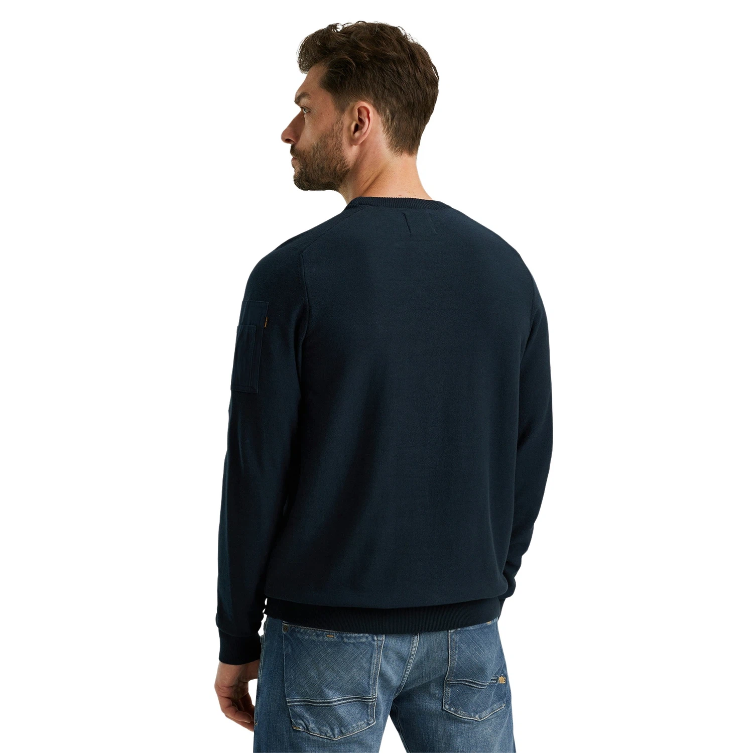 PME Legend Herren Rundhals Pullover R-NECK AMERICAN CLASSIC - Regular Fit