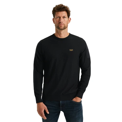 PME Legend Herren Rundhals Pullover R-NECK AMERICAN CLASSIC - Regular Fit
