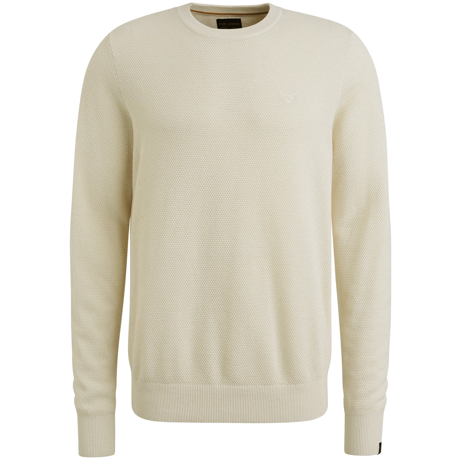 PME Legend Herren Rundhals Pullover R-NECK COTTON MODAL - Regular Fit