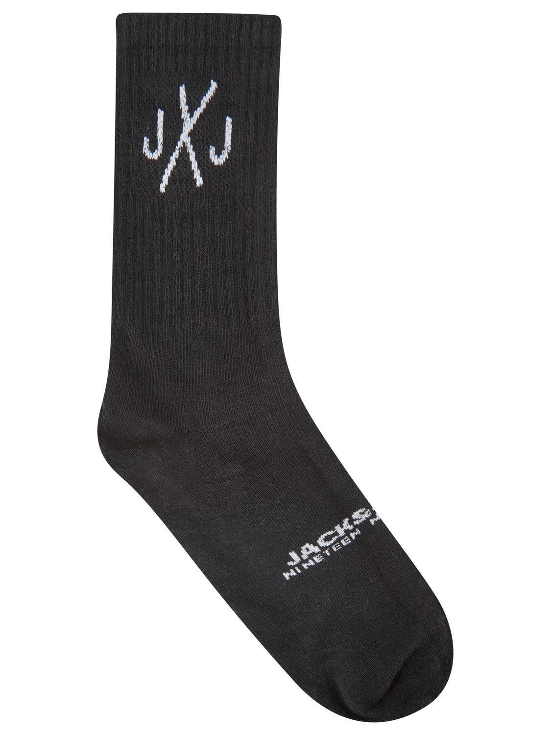 Jack & Jones Tennissocken Herren Schwarz Weiß One Size JACDIRECT TENNIS SOCK 20er Pack