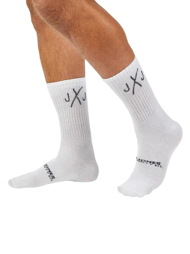 Jack & Jones Tennissocken Herren Schwarz Weiß One Size JACDIRECT TENNIS SOCK 20er Pack
