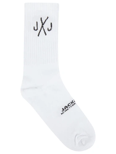 Jack & Jones Tennissocken Herren Schwarz Weiß One Size JACDIRECT TENNIS SOCK 20er Pack