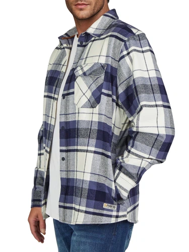riverso Overshirt Herren langarm Hemd Regular Fit RIVVincent