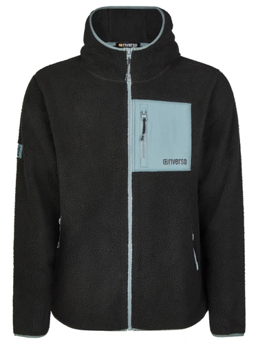 riverso Fleecejacke Herren mit Kapuze Regular Fit RIVLennox
