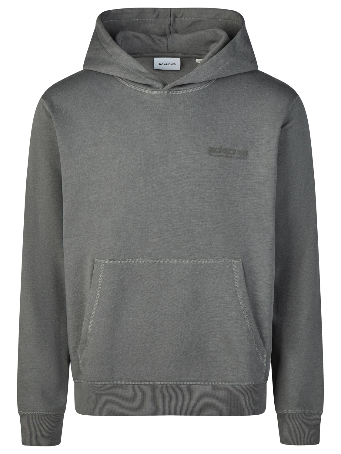 Jack & Jones Hoodie Herren Relaxed Fit mit Print JWHINTERLUDE SWEAT HOOD