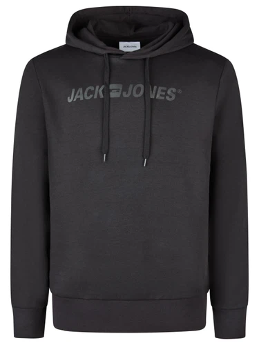 Jack & Jones Hoodie Herren mit Druck JJMORTY Regular Fit