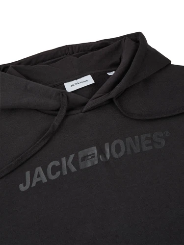 Jack & Jones Hoodie Herren mit Druck JJMORTY Regular Fit