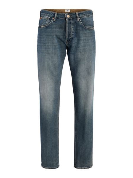 Jack & Jones Herren Jeans JJIMIKE JJWELLS - Mid Waist - Tapered Fit - Blau 911783