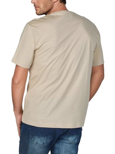 Mustang Herren T-Shirt Mustang Mehrfarbig Rundhals Regular Fit S bis 6XL