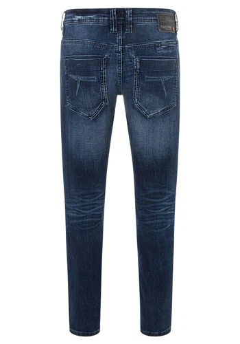 Timezone Herren Jeans REGULAR GERRITTZ - Mid Waist - Regular Fit - Blau Grau