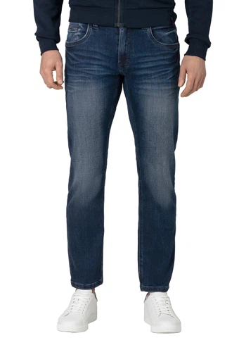 Timezone Herren Jeans REGULAR GERRITTZ - Mid Waist - Regular Fit - Blau Grau