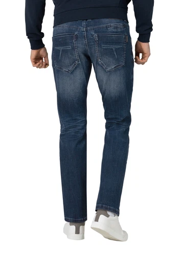 Timezone Herren Jeans REGULAR GERRITTZ - Mid Waist - Regular Fit - Blau Grau