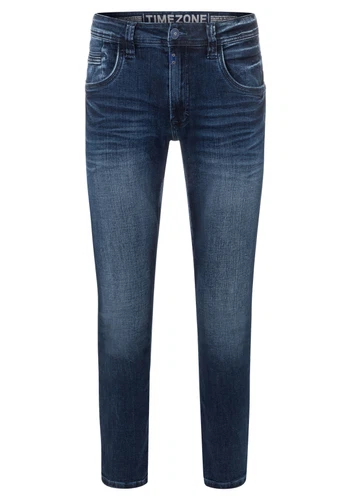 Timezone Herren Jeans REGULAR GERRITTZ - Mid Waist - Regular Fit - Blau Grau