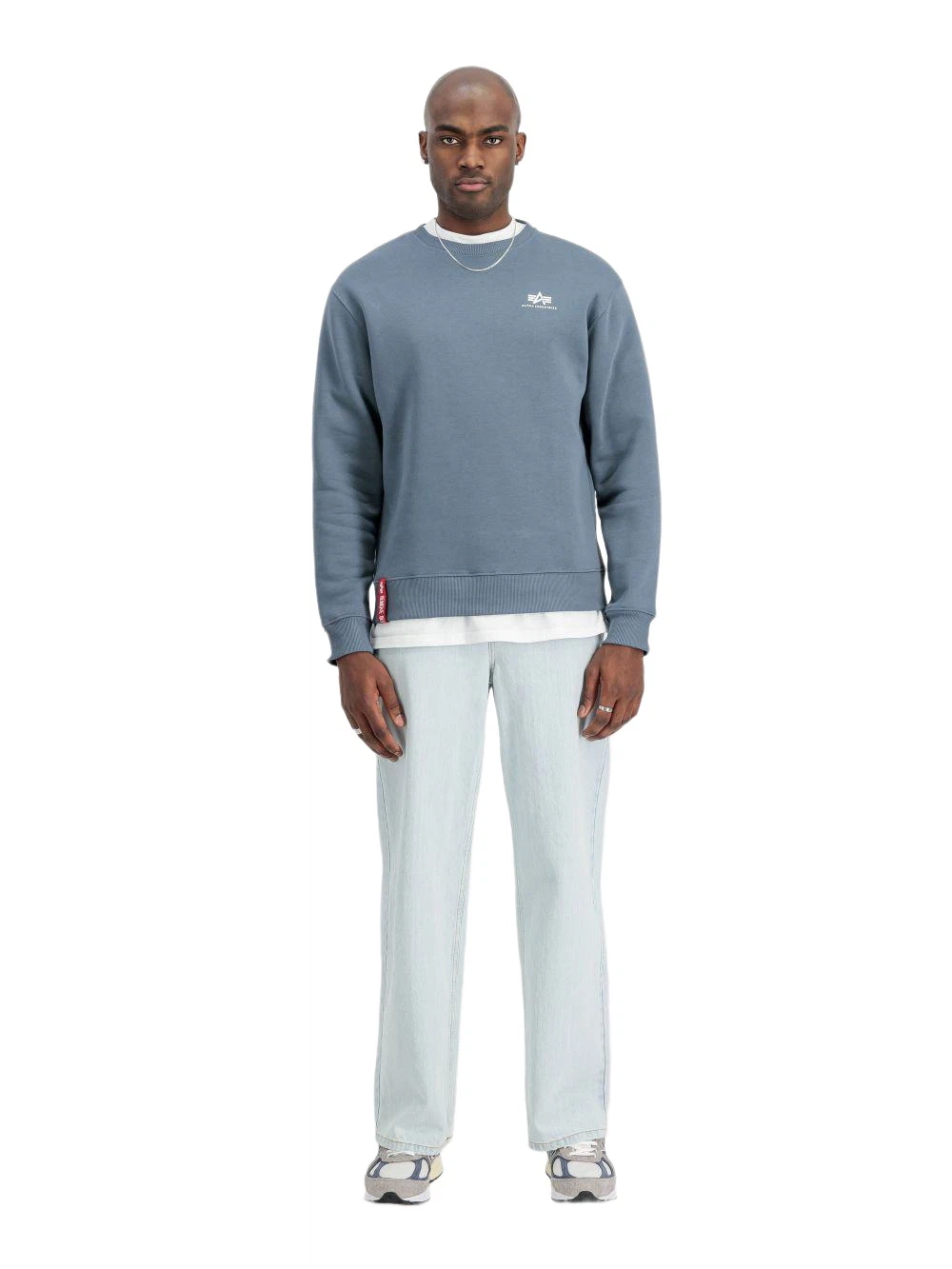 Alpha Industries Herren Sweatshirt BASIC SMALL LOGO - Regular Fit