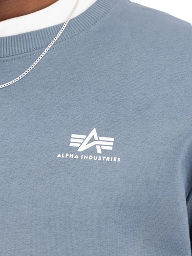 Alpha Industries Herren Sweatshirt BASIC SMALL LOGO - Regular Fit