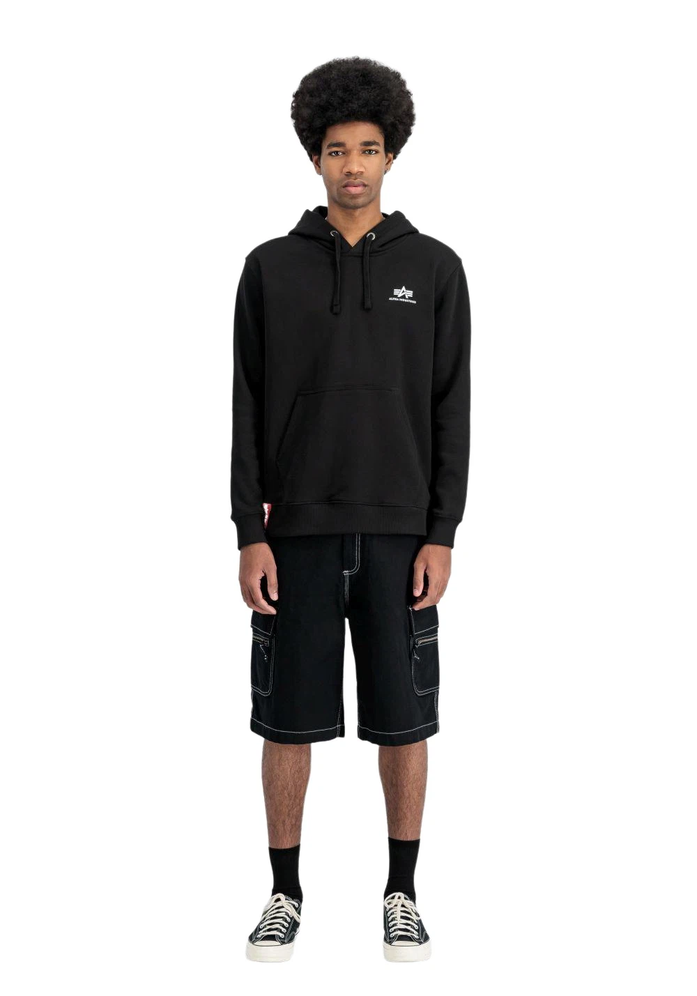 Alpha Industries Herren Hoodie Kapuzenpullover BASIC SMALL LOGO - Regular Fit
