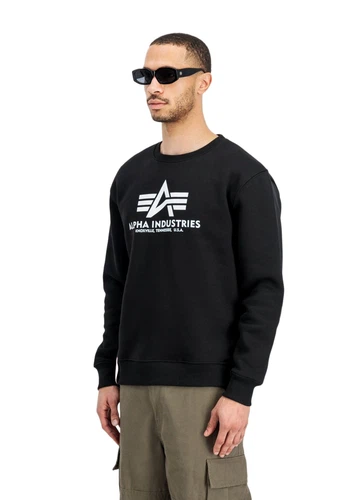 Alpha Industries Herren Sweatshirt BASIC BIG LOGO - Regular Fit