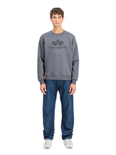 Alpha Industries Herren Sweatshirt BASIC BIG LOGO - Regular Fit