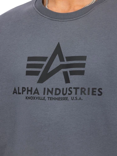 Alpha Industries Herren Sweatshirt BASIC BIG LOGO - Regular Fit