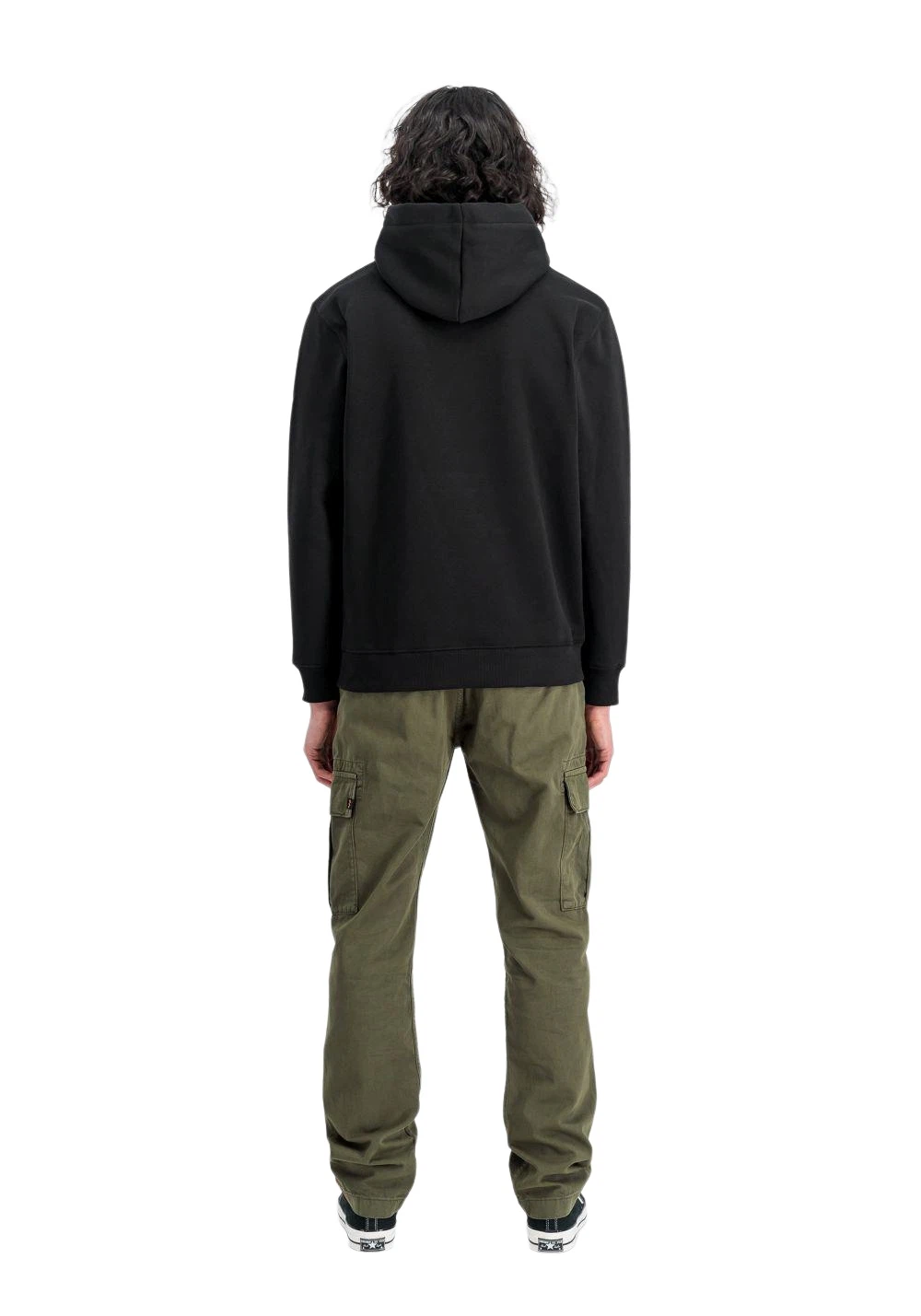 Alpha Industries Herren Hoodie Kapuzenpullover BASIC BIG LOGO - Regular Fit