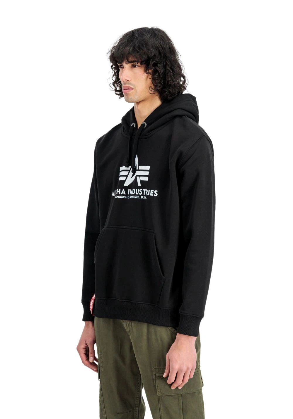Alpha Industries Herren Hoodie Kapuzenpullover BASIC BIG LOGO - Regular Fit