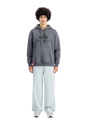 Alpha Industries Herren Hoodie Kapuzenpullover BASIC BIG LOGO - Regular Fit