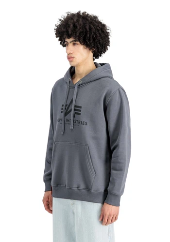 Alpha Industries Herren Hoodie Kapuzenpullover BASIC BIG LOGO - Regular Fit