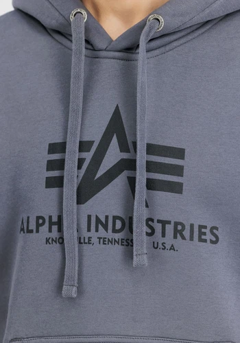 Alpha Industries Herren Hoodie Kapuzenpullover BASIC BIG LOGO - Regular Fit