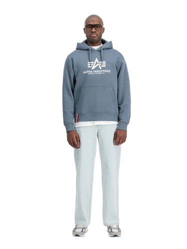 Alpha Industries Herren Hoodie Kapuzenpullover BASIC BIG LOGO - Regular Fit