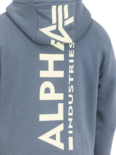 Alpha Industries Herren Hoodie Kapuzenpullover BACKPRINT - Regular Fit