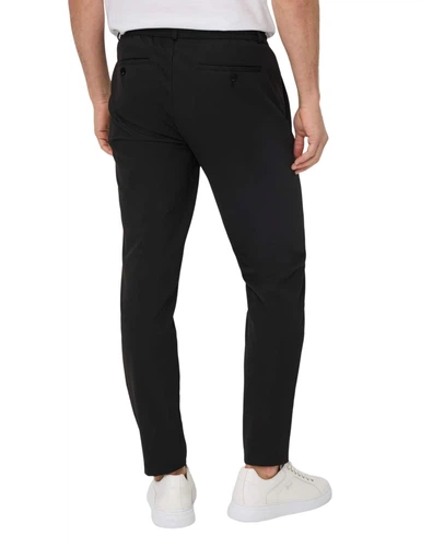 BRAX Herren Jogpant PHIL - Mid Waist - Tapered Fit - Blau Schwarz