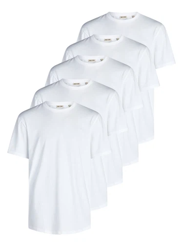 Only & Sons Tshirt Herren Regular Fit ONSJEFF LONGY 5er Set Pack
