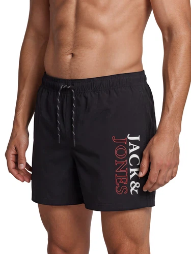 Jack & Jones Badehose Herren lang Regular Fit Badeshorts 2er Pack JPSTMAUI SWIM MIX