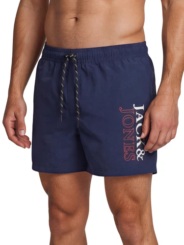 Jack & Jones Badehose Herren lang Regular Fit Badeshorts 2er Pack JPSTMAUI SWIM MIX