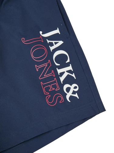 Jack & Jones Badehose Herren lang Regular Fit Badeshorts 2er Pack JPSTMAUI SWIM MIX