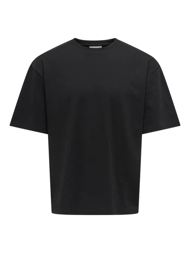 Only & Sons Herren Rundhals T-Shirt  ONSCASPIAN AIRFLEX BOXY - Relaxed Fit