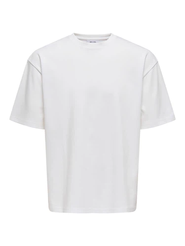 Only & Sons Herren Rundhals T-Shirt  ONSCASPIAN AIRFLEX BOXY - Relaxed Fit