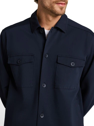 Tom Tailor Herren Hemdjacke SMART SWEAT OVERSHIRT - Regular Fit