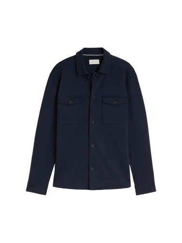 Tom Tailor Herren Hemdjacke SMART SWEAT OVERSHIRT - Regular Fit