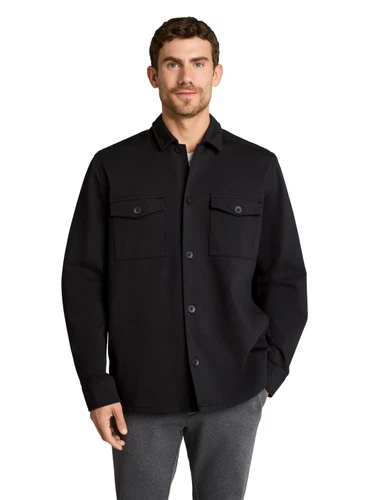 Tom Tailor Herren Hemdjacke SMART SWEAT OVERSHIRT - Regular Fit
