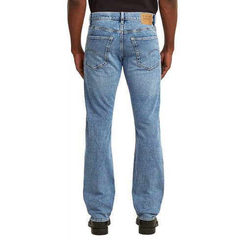 G-Star Herren Jeans MOSA STRAIGHT High Waist - Straight Fit - Blau Grau