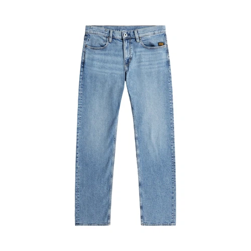 G-Star Herren Jeans MOSA STRAIGHT High Waist - Straight Fit - Blau Grau