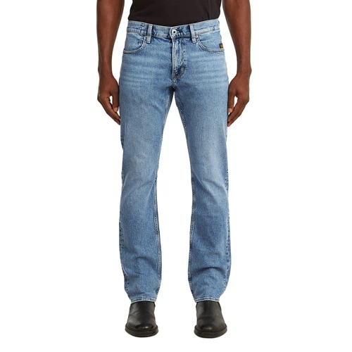 G-Star Herren Jeans MOSA STRAIGHT High Waist - Straight Fit - Blau Grau