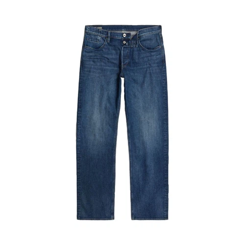 G-Star Herren Jeans DAKOTA REGULAR STRAIGHT Mid Waist - Regular Fit - Blau